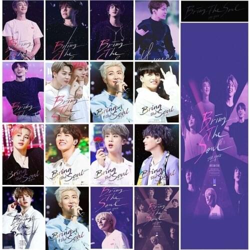 KPOP Bangtan Boys Bring The Soul: The Movie Official Photo Card LOMO Card Tour