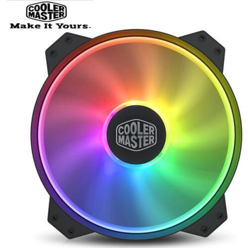 Cooler Master R4-200R-08FA-R1 MF200R ARGB 20cm RGB 5V/3PIN Computer Case Damping Fan CPU Cooler Water Cooling Replaces Fans