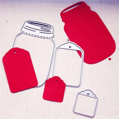 PANFELOU Metal craft little baby bottle paper die cutting dies for Scrapbooking/DIY Easter wedding Halloween cards