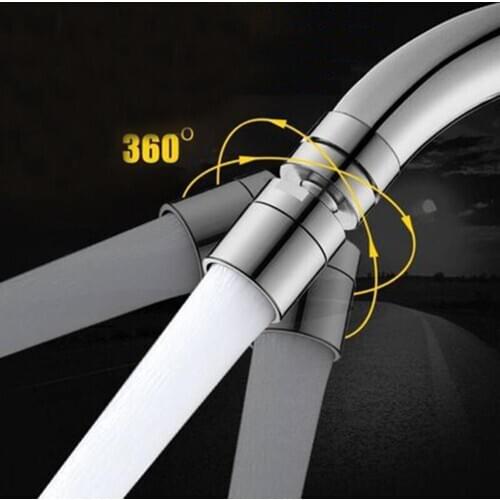 360° Rotary Faucet Aerator Bubbler Anti-Splash Water Saving Kitchen Bathroom Water Tap Faucet Filter Sprayer Head Booster