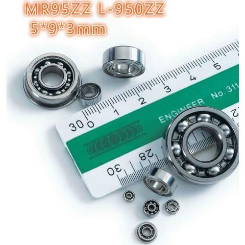 5 PC miniature bearing MR95ZZ L-950ZZ dimension 5*9*3mm bearings for tranmition jmc rodamiento