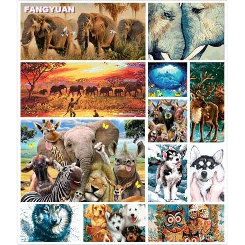 Cartoon Deer 5D Diy Diamond Art Painting Owl Full Drill Diamond Embroidery Mosaic Cross Stitch Kit Home Decoration Accessories