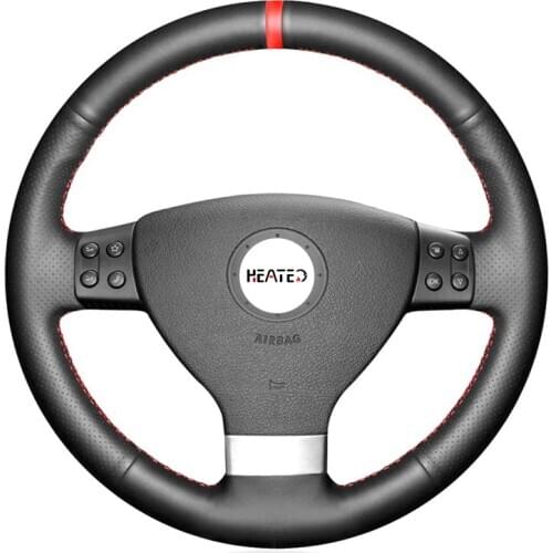 Braiding cover for steering wheel for Volkswagen Golf 5 Passat B6 Jetta 3 Tiguan Touran 2008-2010 Steering wheel cover for VW