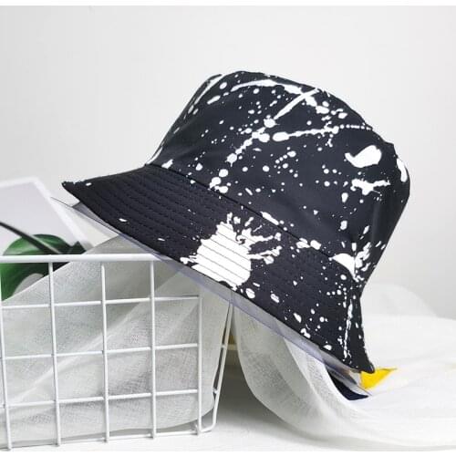 Bucket-Hats Hip Hop Men Camouflage Sunscreen Men Women Panama Hat Cotton Fashion Anti-sun Bob Protection Fisherman Cat