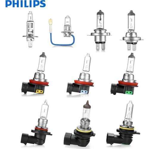 Philips Vision H1 H3 H4 H7 H8 H9 H11 9005 9006 9012 Standard Original Bright Light Car Halogen Headlight OEM Auto Fog Lamp, 1X