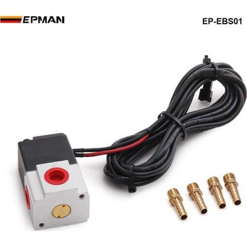 Pneumatic Fitting Quick Connect 3 way valve Electronics Boost Control Solenoid Kit Adapters 12v solenoid valve EP-EBS01