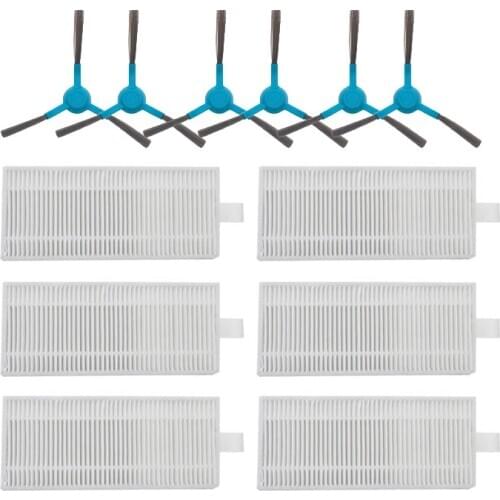 Side Brush HEPA Filter mop cloths for Cecotec Conga 4090 series Vacuum Cleaner Parts Cleaning Mop Pad Accessories Rag Cloth