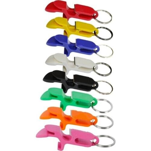 Pack of 10)Shotgun tool bottle opener keychain - beer bong shotgunning tool - great for parties, party favors, wedding gift
