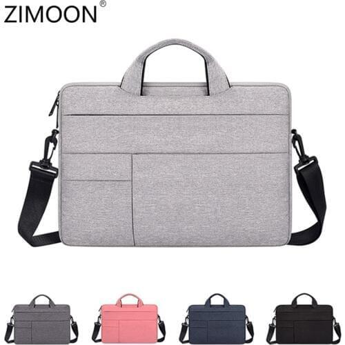 Waterproof Laptop Shoulder Messenger Bag Notebook Case Cover Computer Briefcase for 13 14 15 inch MacBook Pro Air Retina HP