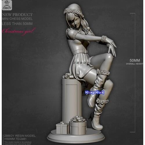 Wong Work Unpainted Resin 50mm Unassembled Garage Kits GK Model Kit Figure TD-2481