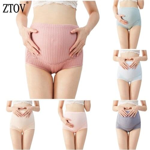 ZTOV 1Pcs Cotton Maternity Underwear High Waist Panties for Pregnant Women Maternity Panty Pregnancy Briefs Intimates Clothes