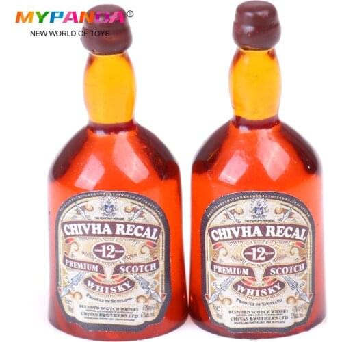 1/2/4/6/10Pcs/set 1/12 Dollhouse Miniature Accessories Mini Wine Bottle Simulation Drinks Model Toys for Doll House Decoration