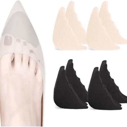 1 Pair Foot Forefoot Anti-Pain Cushion Half Meter Shoes Pad Top Plug Pointed Round Shoe Inserts Insoles