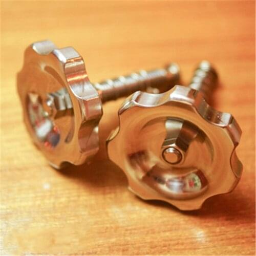 1 pair of folding bicycle round titanium hinge clamp for brompton bike hinge clip super light