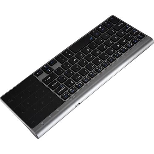 1PC Mini Wireless Touch Keyboard With Touchpad For Computer PC Connected Smart TVs YR External Remote Keypad