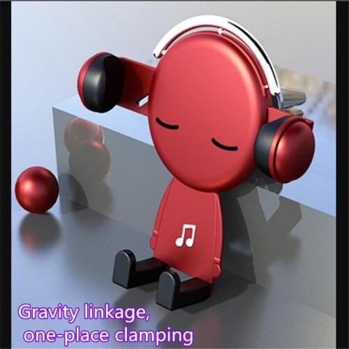 2021 May new Mobile phone car holder Cute cartoon air outlet car support frame Universal universal car support frame