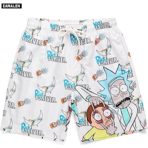 2021 spoof cartoon graphic Beach beach pants mens casual street hip hop dancing shorts surfing sports running basketball pants