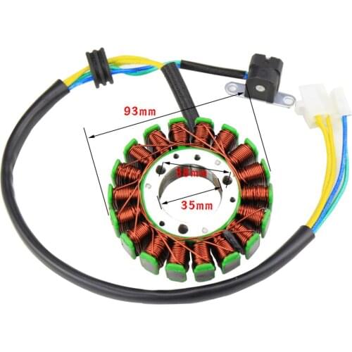 250cc Stator 18 Pole Magneto Coil 93mm For LINHAI Parts YP250 LH250 ATV QUAD