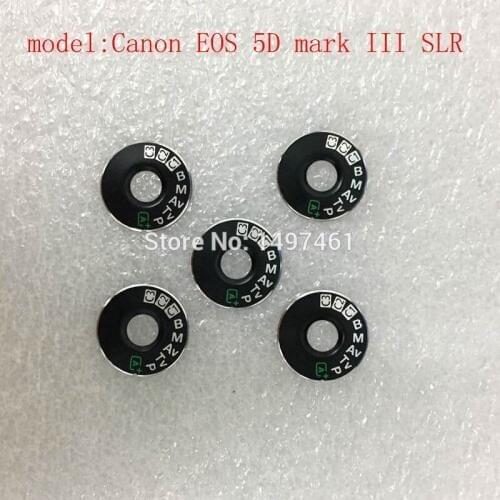 5PCS Top mode dial cap Succedaneum Repair parts for Canon EOS 5D Mark III; 5DIII 5D3 DS126321 SLR