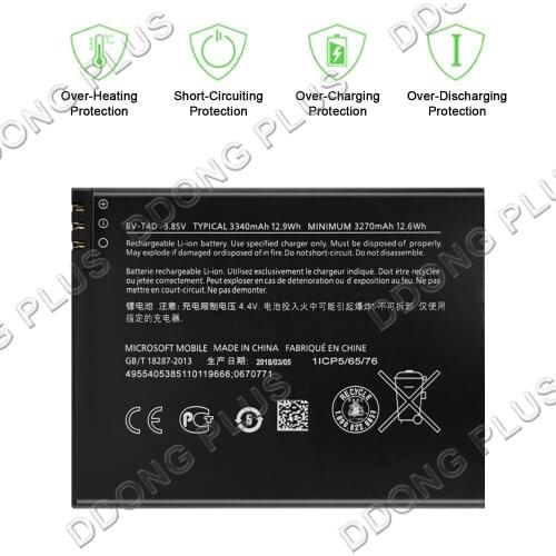 BV-T4D Battery For Microsoft Lumia 950 XL RM-1116 Battery Replacement Repair Part