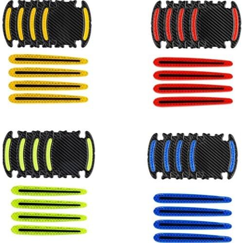 Car door handle door bowl Reflective Sticker Accessories for Mitsubishi ASX Outlander Lancer Evolution Pajero Eclipse Grandis