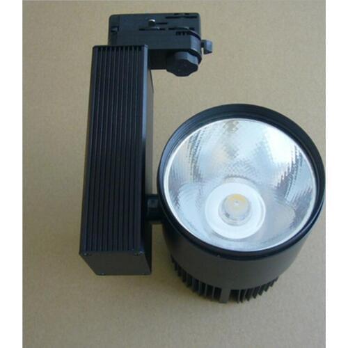 Free Shipping CREE 50W COB LED Track Light 2 Wire 3 Wires 4 Wires 1 Phase 3 Phase Rail Lamps Home Commerical Industrial Lighting