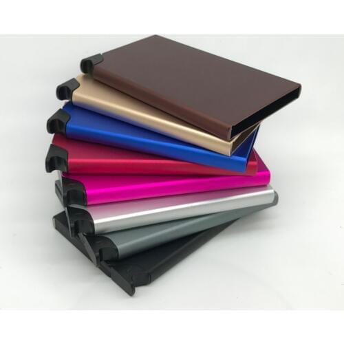 Casekey High Quality Metal Steel Credit Card Holder Pop Up Card Holder Minimalist Business Card Case