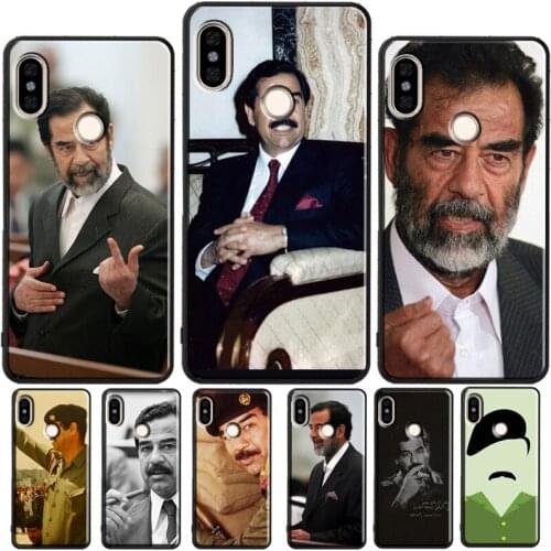 Saddam Hussein Arabic Iraq Case For Xiaomi Redmi 9 9A 9C 7A 8A 9T Back Cover For Redmi Note 10 Pro 7 8 9 Pro 8T 9S