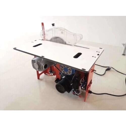 Woodworking table saw power tools decoration multifunctional saw table son-mother dust-free saw double saw