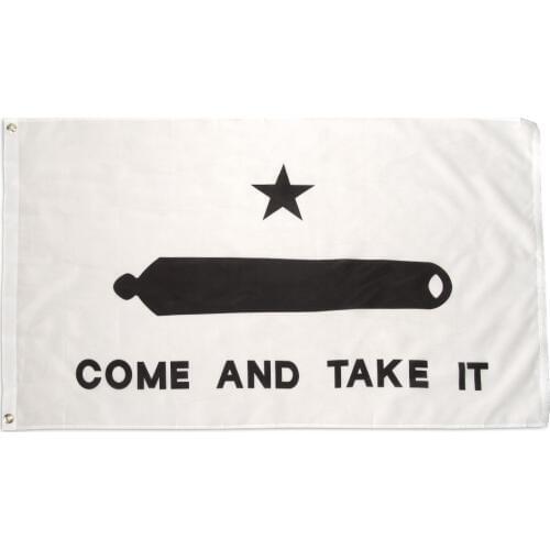 ANLEY Come And Take It Flag Texas Gonzales NRA flags Texas Revolution Military Spartan 3x5 feet banner