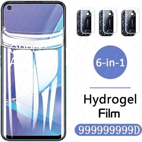 Hydrogel Film Screen Protector For oppo a72 4G CPH2067 6.5" FULL Edge Screen Protector for oppoa72 a 72 72a lens tempered glass