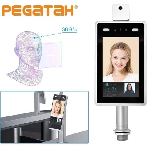 Ip 2MP camera Facial recognition thermal security camera termal Human Body Temperature Detect Access Control Face Recognize
