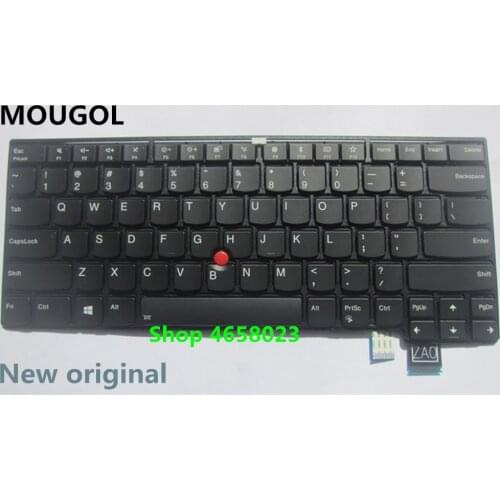 MOUGOL New Original for Lenovo Thinkpad T470S US English Backlit Backlight Keyboard Teclado 01EN723 01EN682 SN20L82088