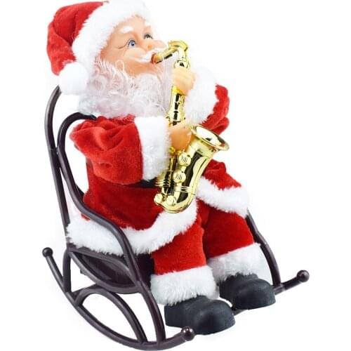 With Music Playing The Saxophone Rocking Chair Electric Toys Gift Decoration Ornaments Birthday Gift