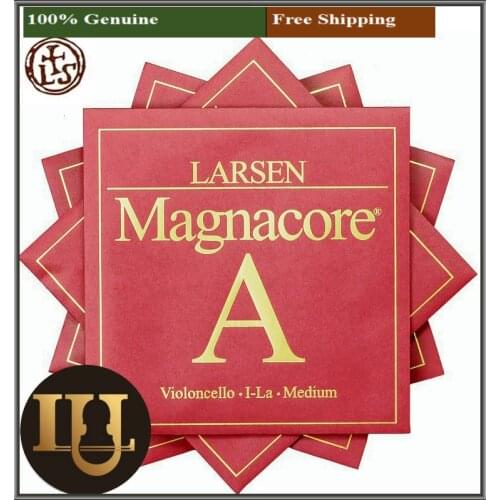 Larsen Magnacore Cello Strings 4/4 Full Size Cello Strings Medium Set-C,G,D,A Free Shipping
