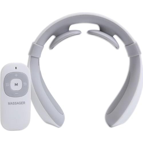 Wireless Multi-function Neck Massage3D Smart Fitting Intelligent Cervical Heating Patting Massager Health Care for Trip