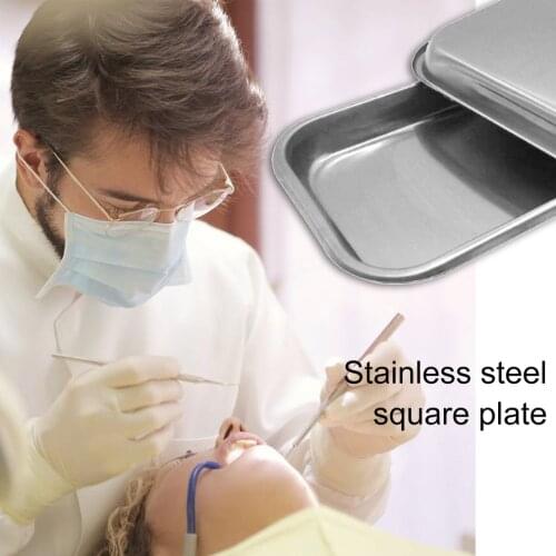 Tray Stainless Steel Tray For Lab Instrument Supplies Practical Square Plate Equipment Accessories