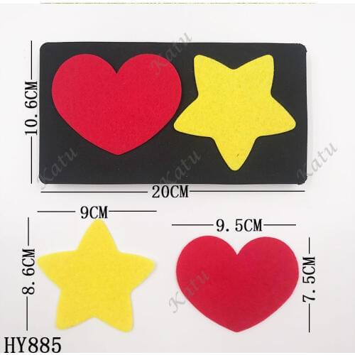 Love and stars cutting dies 2019 new die cut &wooden dies Suitable for common die cutting machines on the market