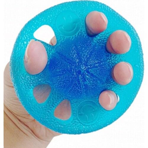 Silicone Hand Grip Exerciser Ball Finger Exerciser & Hand Strengthener Squeeze and Flex for Strength Training Finger