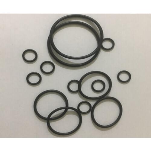 250pcs 20x2.2 20*2.2 24.2x1.2 24.2*1.2 OD*Thickness Black NBR Nitrile Chemigum Rubber Washer O Ring O-Ring Oil Seal Gasket