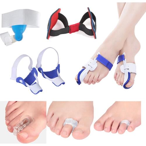 2pcs Big Toe Straightener Separator Bunion Splint Foot Hallux Valgus Corrector Night Splint Foot Pain Relief Foot Care Tool