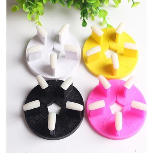 1pc Lotus Nail Seat Nail Art Display False Tip Removable Nail Training Frame Nails Art Equipment Manicure Stand Holder Tools