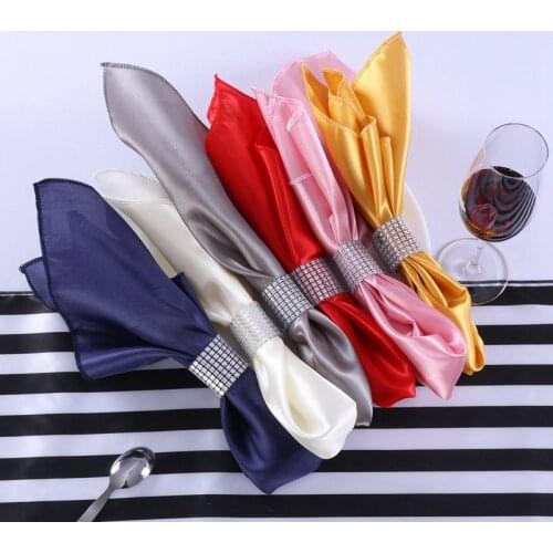 1pcs Table Napkins Wedding Table Polyester Linen Napkins serviette de table Wedding Birthday Home Party Hotel Decoration Supply