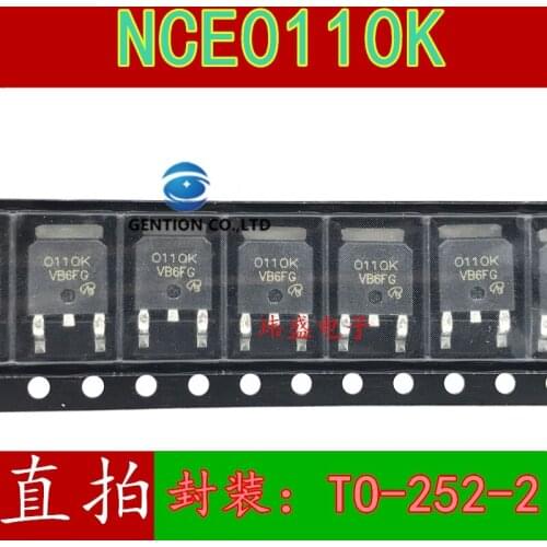 20PCS NCE0110K MOS field effect tube TO l-252-2 in stock 100% new and original