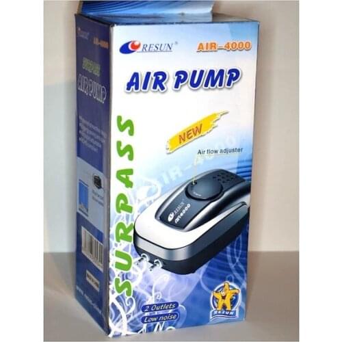 Resun Air-4000 Aquarium Air Motor Dual Output 180487314