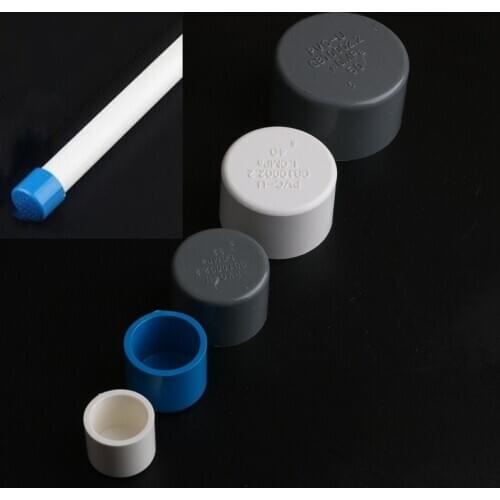 Quick water pipe End connector fittings 20 -110mm pvc pipe cap round tube plug for Garden Irrigation Farm Accessories Adapter
