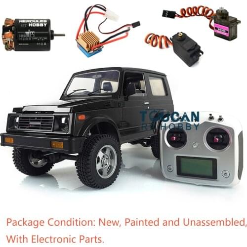 1/6 RC Capo Painted Crawler SIXER1 Samurai Jimny Car DIY Model ESC Motor I6S toys for boys THZH0503-SMT6
