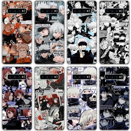 Jujutsu Kaisen Anime Gojo Satoru Phone Case For Samsung Galaxy A51 A71 A50S A10 A20E A30 A40 A70 A01 A21 A41 A11 A6 A7 A8 A9 Plu