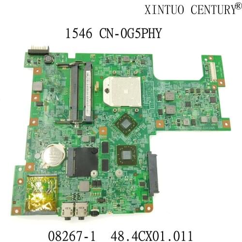 CN-0G5PHY 0G5PHY G5PHY Laptop Motherboard For DELL 1546 Motherboar DDR2 48.4CX01.011 Mainboard 100% tested intact