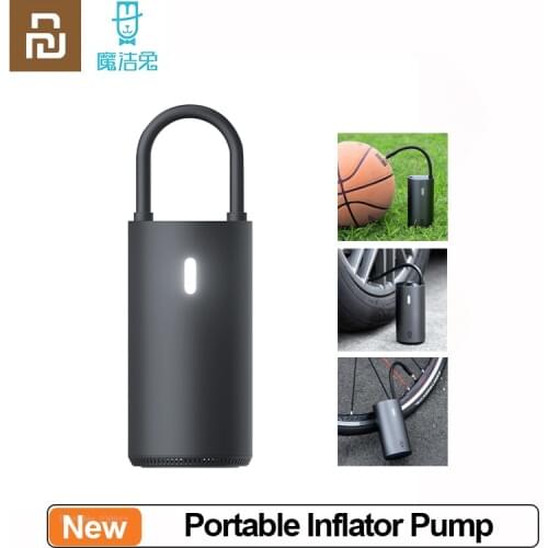 Youpin Mojietu Portable Smart Digital Tire Pressure Detection Electric Inflator Pump for Bike Motorcycle Car Football Inflator